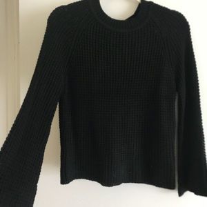 Bell sleeve sweater